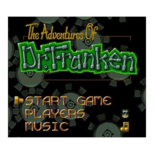 Adventures of Dr. Franken, The 16 bit Big Gray Game Card For NTSC Game Player Drop Shipping