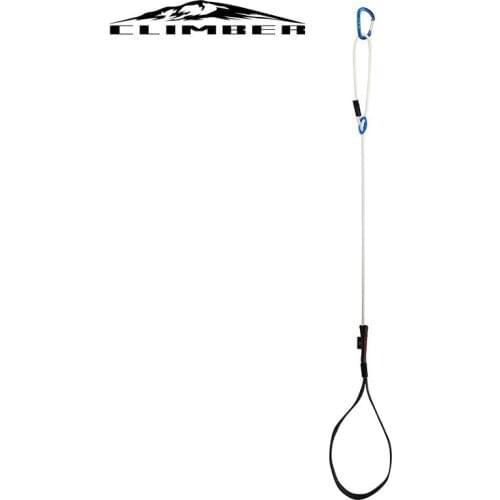 Professional Adjustable Webbing Foot Loop Climbing Polyester light Dinima Ascender Belt Device Band Rock Climb Equipment