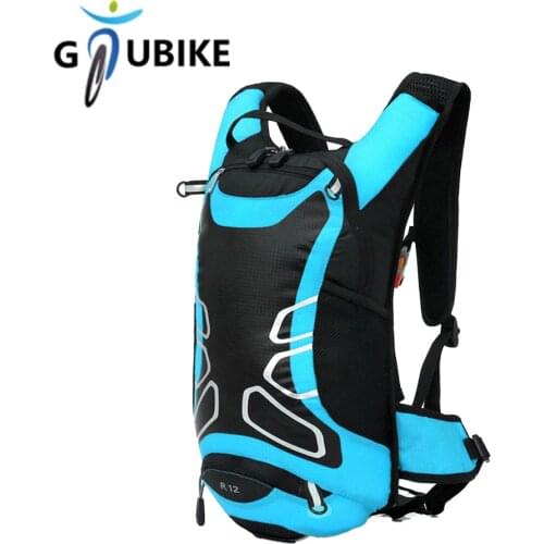 Adjustable Sporting Bag12L Durable Waterproof Cycling Bag Outdoor Reflective Light Tape Night Riding Shoulder MTB Equips