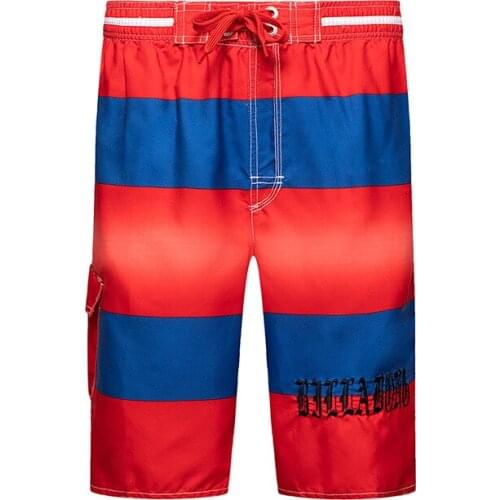 Men Stripes Plaid Shorts Beach Pants Bump Color Rope Stretch Fabric Is Breathable Travel At Home