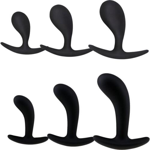 Silicone Anal Plugs Unisex Tail Butt Plug Prostate Anus Dilator Sex Toys Trainer For Women/Man Anal Dildo Adult Product Sex Shop