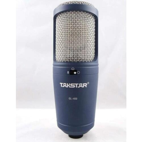 Takstar GL-400 Professional wired capacitance Microphones for KTV meeting On-stage performance Computer Free Shipping