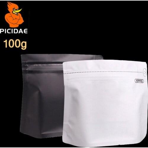 100g 3D Granule Powder Seasoning Candy Cookie Tea Coffee Chocolate Storage Bag Food Aluminum Foil Shaped Diamond Stand Ziplock