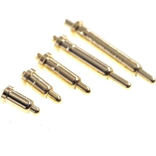 1000pcs Spring Load Dual Ended Pogo Pin 10 10.5 11 11.5 12 12.5 13 13.5 14.0 16.0 mm Double Sides 2 Header Pin Contact