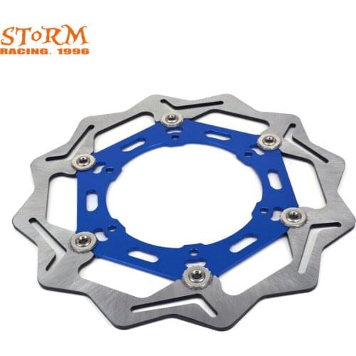 270MM Wavy Front Floating Brake Discs For YAMAHA WR250 WR 250 YZ250 WR250F YZ250F WR426F YZ426F WR450F YZ450F 03 04 05 06 07