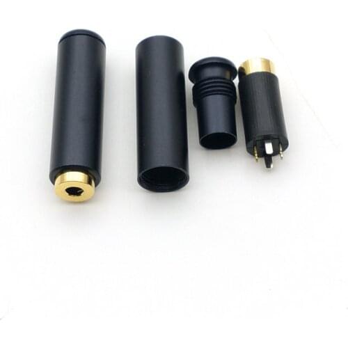 2.5mm 4 Pole Female jack Connector Audio Soldering adapter connector New