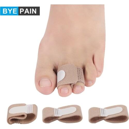 4Pcs/Lot Broken Toe Wraps Cushioned Bandages Hammer Toe Separator Splints