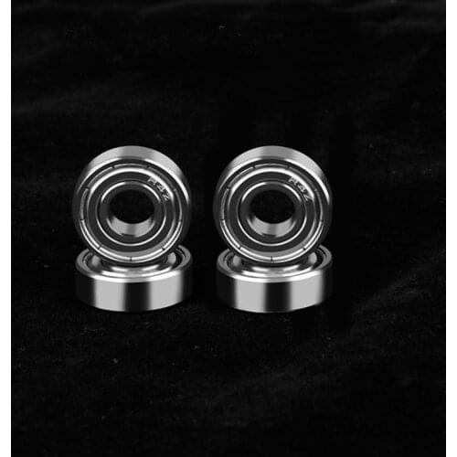 4pcs R4ZZ 15.88x6.35x4.98mm Motor Bearing Roller Wheel Bearings Deep Groove Ball Pulley Wheel