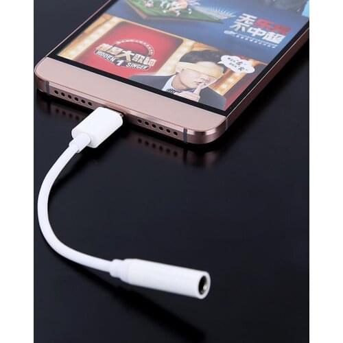 Type C USB-C Male to 3.5mm Earphone Headset Jack Aux Audio Cable Adapter For Samsung Xiaomi Huawei for Letv LeEco Le Max 2 Pro