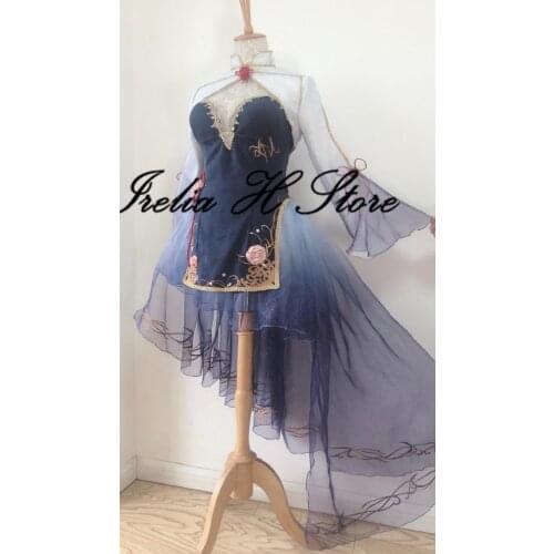 Custom made Ibuki Azur Lane Cosplays New Year Ibuki Cheongsam Cosplay costume sexy dress female