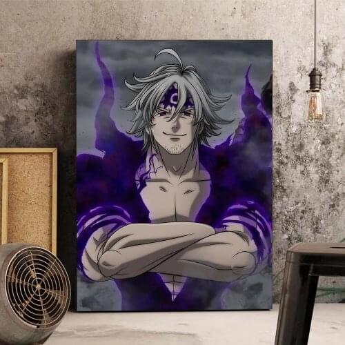 Painting Cartoon Home Decor Wall Sticker Retro Wall Art HD Printed Poster Modular Canvas Home Decoration Pictures For Living Roo