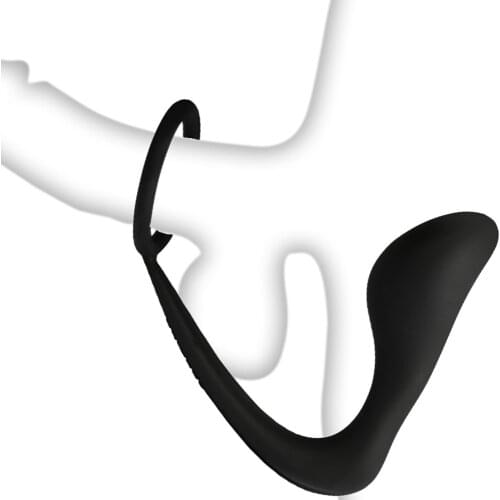 Penis Ring Prostate Massager Anal Plug Vaginal Anal Stimulator Delayed Ejaculation Sex Toys Adult Product for Woman and Man Gay