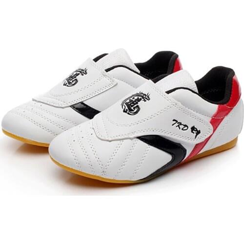 EU26-44 Oxford Soles Breathable Taekwondo Shoes Tae kwon do Karate Kung Fu Martial Arts Sneakers For Kids Adult