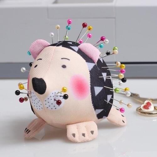 Cute Hedgehog Creative Needles Insert Practical Handcraft Sewing Tool Needle Pincushions DIY Handmade Pins Cushion