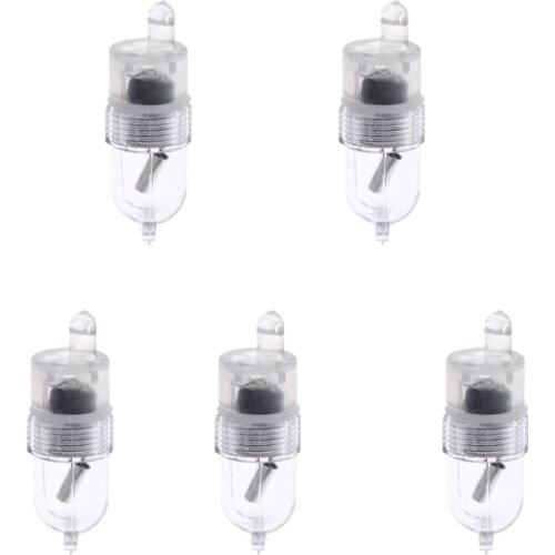 Set Of 5pcs LED Light Fluorescent Waterproof Night Fishing Tackle Safety Durable