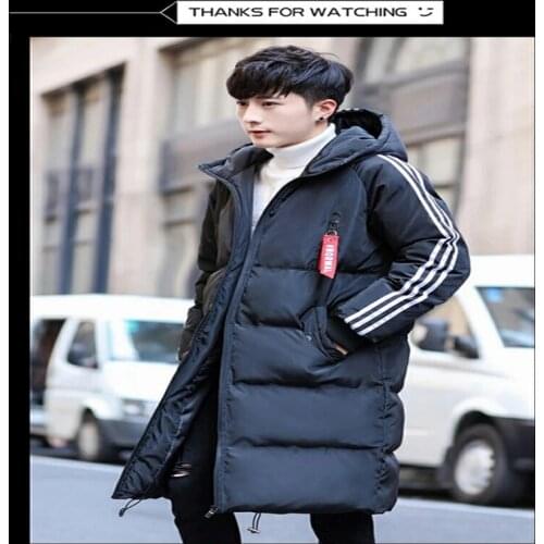 Plus Fashion Size Long Parka Hombre Winter Jacket Men Clothes Thick Warm Coat Hooded Casual Slim Overcoat Hiver D44440