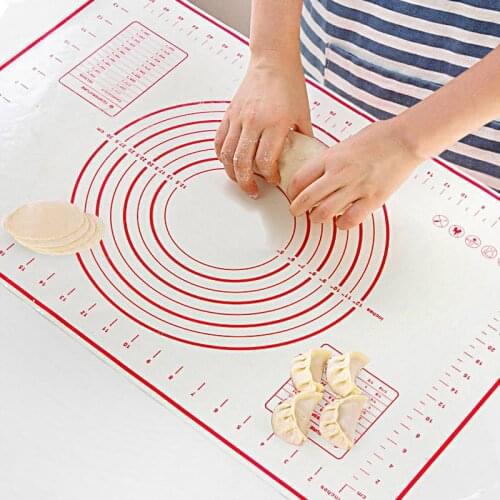 Silicone Pastry Mat Food-grade Silicone for Rolling Dough Non-Stick Silicone Mats with Measurements Cooking Confectionery tools