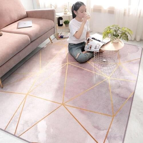Living Room Bedroom Carpet Modern Trend Household Cashmere Coffee Table Sofa Cushion Decoration Products Exquisite Floor Mat