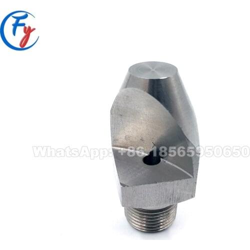 Flat jet op narrow angle flat fan nozzle, high impact flat spray vegetable washing nozzle, ss narrow angle flat fan nozzle