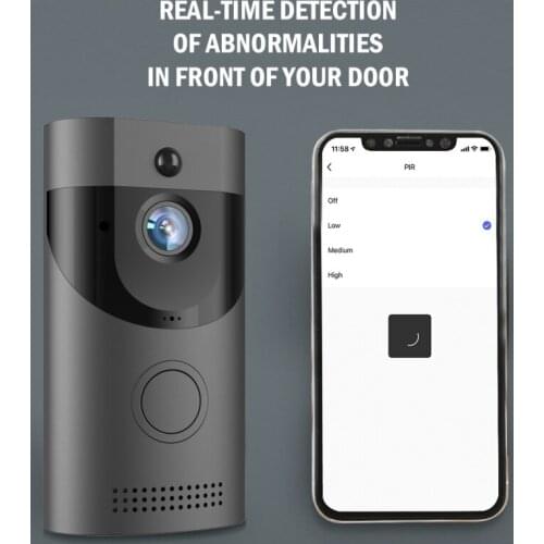 B30 Smart Video Doorbell Chime 720P Wireless Intercom FIR Alarm IR Night Vision IP Camera Night Vision IP Wireless Door Bell