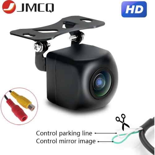 JMCQ 12V Reverse Camera Universal Rear View Camera IP68 Backup Camera Waterproof Night Vision for Head Unit Audio Car Monitor