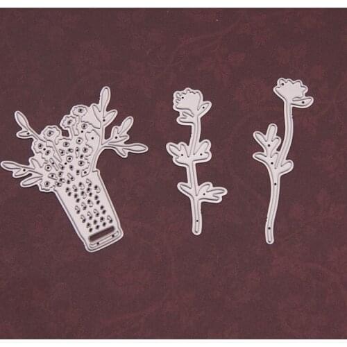 Die Cutting dies flower basket metal craft paper die Scrapbooking/DIY Embossing mould Easter New Year