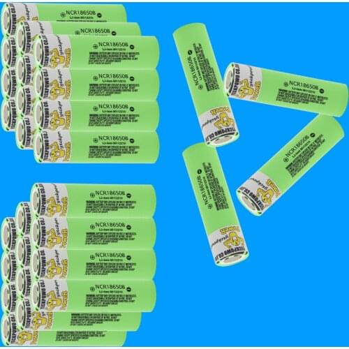 YECKPOWO NCR18650B 3400MAH 3.7V 18650 battery li-ion batteries lithium rechargeable flat top / 18650 charger fast 4 slots