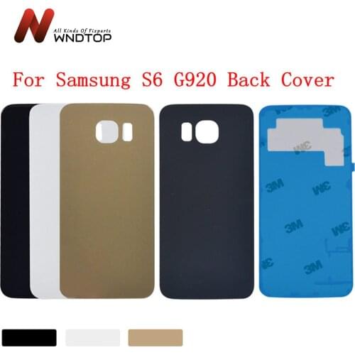 For Samsung Galaxy S6 Edge G925F Back Glass Battery Cover Housing For Samsung S6 G920F S6 Edge Plus G928F Back Battery Cover
