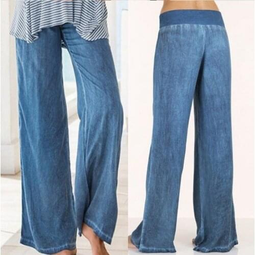 Women Loose Pants Famale Plus size Womens Casual Jeans Wide-leg Pants Trousers Y2k Harajuku Pantalones De Mujer Pantsuits New