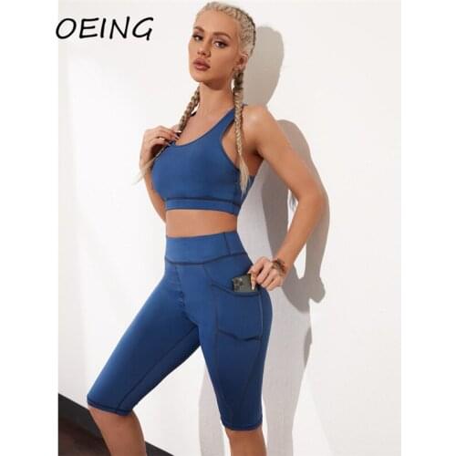Womens Sweat Suits Gym Yoga 2 Piece Sets Tights Stretchy Seamless Legging and Sport Bra Polyester Set