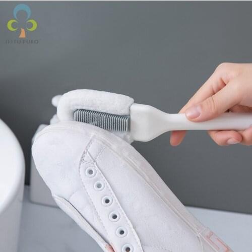 1 / 2Pcs Non-injury shoes Soft fur shoe brush Deep cleaning Shoe brush Long handle Household shoe brush YJN
