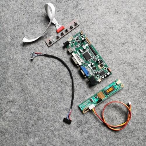 1CCFL DIY kit LCD display controller board M.NT68676 1280*800 20-Pin LVDS Fit BT133HG01/N133I1/N133I3/N133I7 matrix VGA+DVI