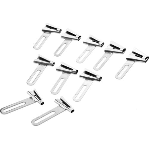 1 Pc DAYU 406 Metal 2 or 3 Needle Belt Loop Machine Front Cutter Hemmer Coverstitch Sewing Machine 8/9/12/13/14/15/16/17/18/20mm