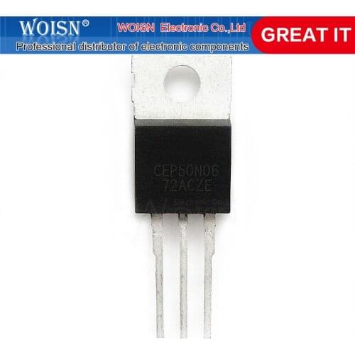 1pcs/lot CEP50N06 TO-220 60V 50A In Stock