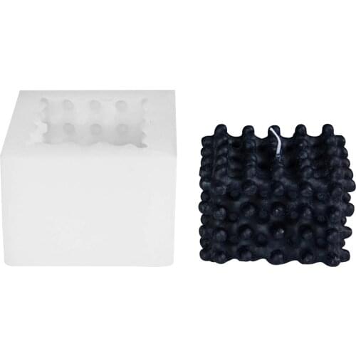 1Pcs Silicone Mold DIY Scented Candle Mini Small Geometry Magic Ball Form Candle 3d Silicone Mold