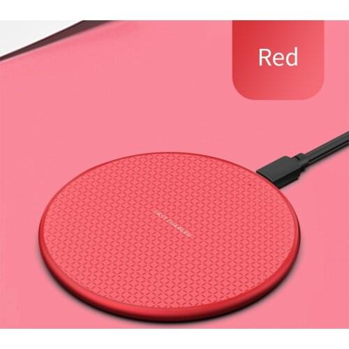 10W Qi Fast Wireless Charger For IPhone 12 11 Pro Xs Max Mini X Xr 8 Wireless Charging Pad For Samsung S8+ S8 S9 S9+ S7 Note 9 8