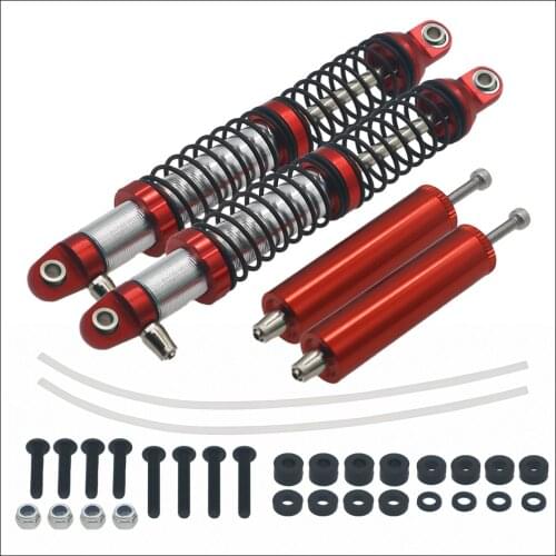 2 PCS/SET full alloy 7075 112mm Negative pressure front/rear damper scaler shock absorber for Redcat Gen8 crawler upgraded parts