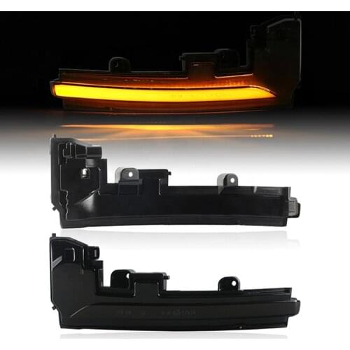 2Pcs LED Dynamic Mirror Turn Signal Flowing Water Blinker Light For Land Rover Discovery LR4 L462 Range Rover Sport L494 Evoque
