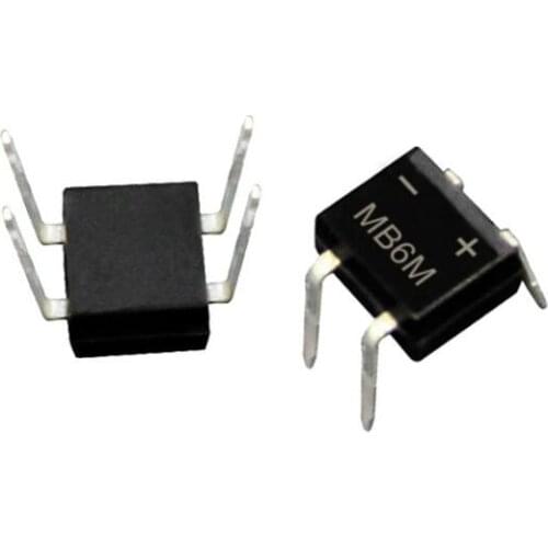 20PCS MB6F MB6S MB10S MB6M DB107S DB157S DB207S DB107 DB207 Rectifier Bridge SOP DIP Bridge Stack 0.5A 1A 600V 1000V
