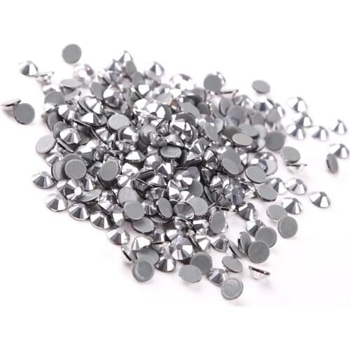 2018 New Arrived SS3-SS34 Sliver Strass Hot Fix Rhinestone More Shiny Super Bright Glitter Hotfix Iron On wedding Stones