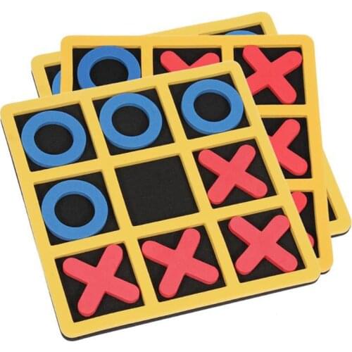 3pcs/set Tic Tac Toe Cognitive Learning Toys OX Chess Puzzle Board Game