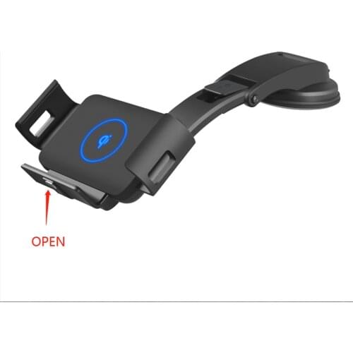 Qi Car Wireless Charger 10W Auto Clamping Phone Holder for Samsung Galaxy Fold Fold2 S10 iPhone XS 11 Max Xiaomi Huawei Mate X