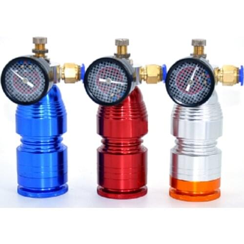 Auto Car Metal Adjustable Car Fuel Pressure Regulator with Oil Gauge Increase Fuel Injection Save Costs Automobile Accessories