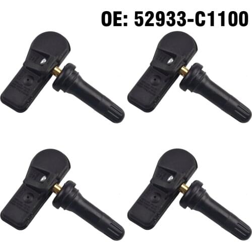4 PCS Car Tire Pressure Monitor Sensor TPMS 52933-C8000 for Hyundai Tucson i40 ix35 2016 2017 2018