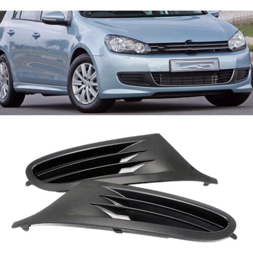 For VW Golf 6 MK6 2009 2010 2011 2012 2013 Golf Cabriolet 2012-2016 Car-Styling Fog Light Fog Lamp Vent Grille Cover