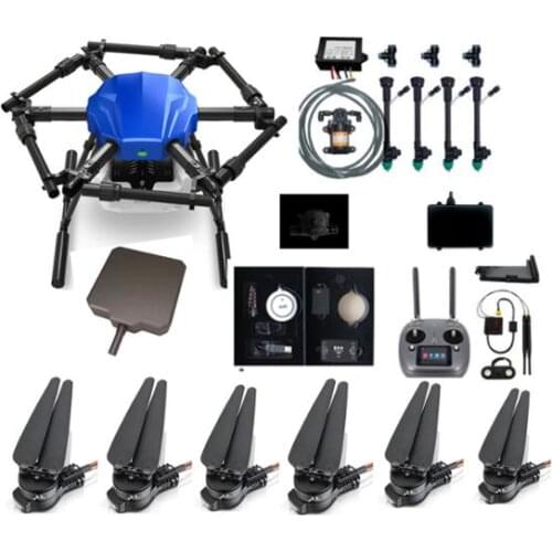E610-S 10L agricultural spray drone kit six-axis frame JIYI K3-A professional version K ++ obstacle-proof version SIYI VD32