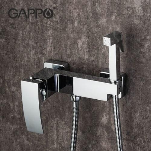 GAPPO Bathroom Bidet Shower Solid Brass Bidet Faucet Muslim Ducha Hygienic Shower Hot Cold Water Mixer Tap Toilet Faucet
