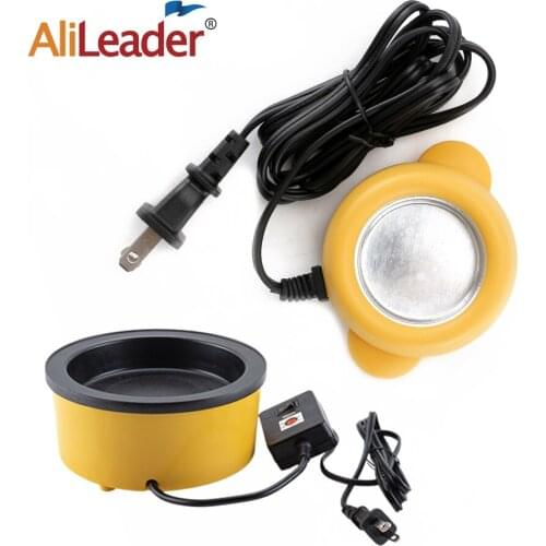 Alileader Hair Extension Tools Two Size Glue Pot For Fusion Glue Keratin Hide Glue Pot For Extend Hair High Quality Glue Pot