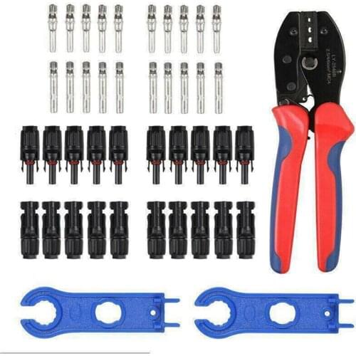 Photovoltaic Connector Set, Solar Male And Female Butt Plug, Waterproof And Flame Retardant, With LY2546B Pliers