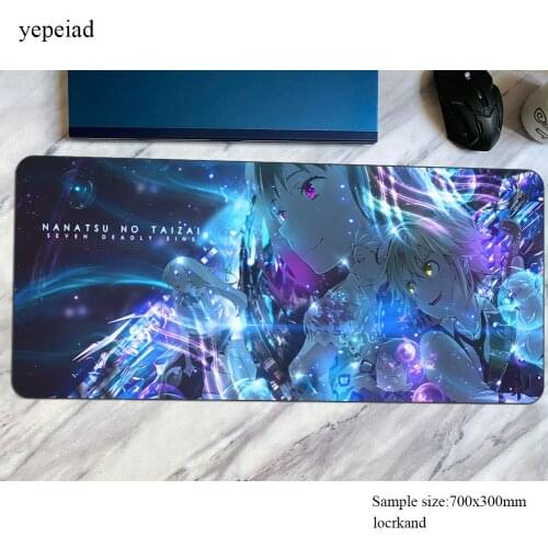 Seven deadly sins mousepad gaming mouse pad Indie Pop pc computer gamer accessories mat Professional laptop desk protector pads
